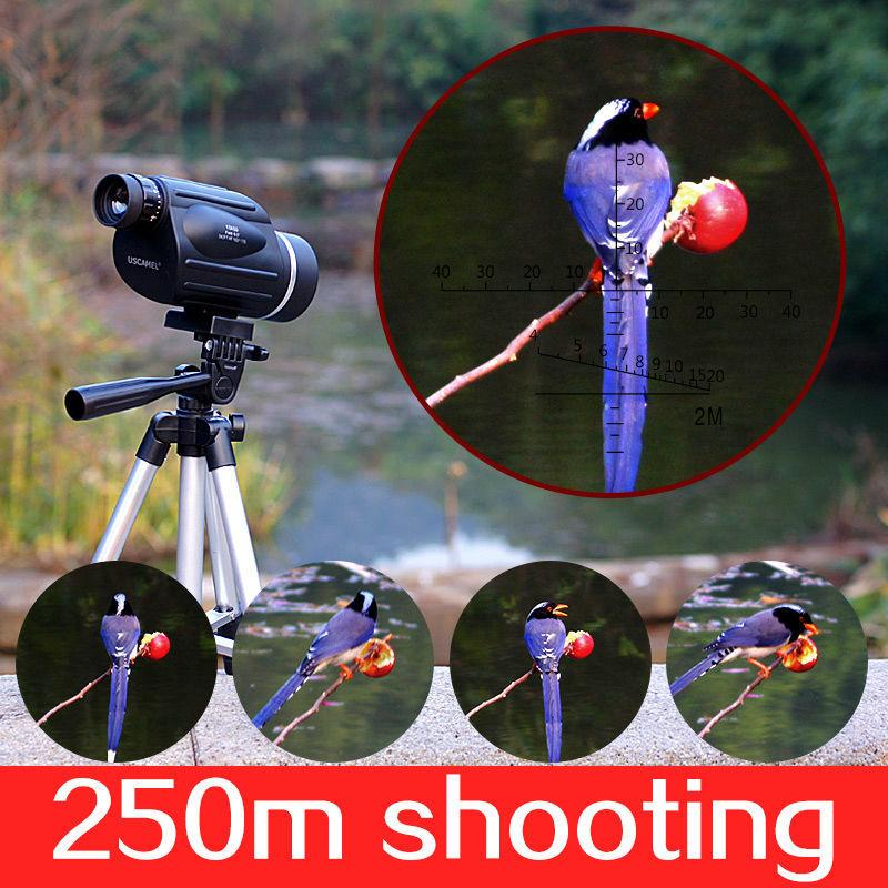 Hunting 13x50 Big Vision Monocular Powerful Handheld Telescope Eyepiece Spotting Scope Sport Watch with Handle USCAMEL