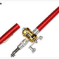Portable Pocket Telescopic Mini Fishing Rod Pole Pen Shape Folded Fishing Rod With Reel Wheel For Outdoor River Lake Fishing