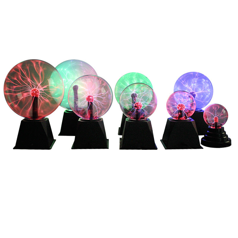 34568 inch USB Magic Lamp, Electrostatic Ball Light, Crystal Magic Ball, Magic Ion Ball, Lightning Glow Ball Voice Control