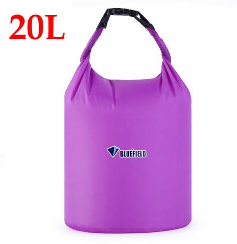 10L 20L Outdoor Swimming Waterproof Bag Camping Rafting Storage Dry Bag With Adjustable Strap Hook