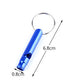 1Pcs Aluminum Emergency Survival Whistle Keychain  Outdoor Sport Tools Multifunctiona Training