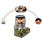 Outdoor Gas Heater Camping Stove Burners Ignition Heating Gas Oven Burner Hand Warmer Home Tent Camping Equipment Accessories