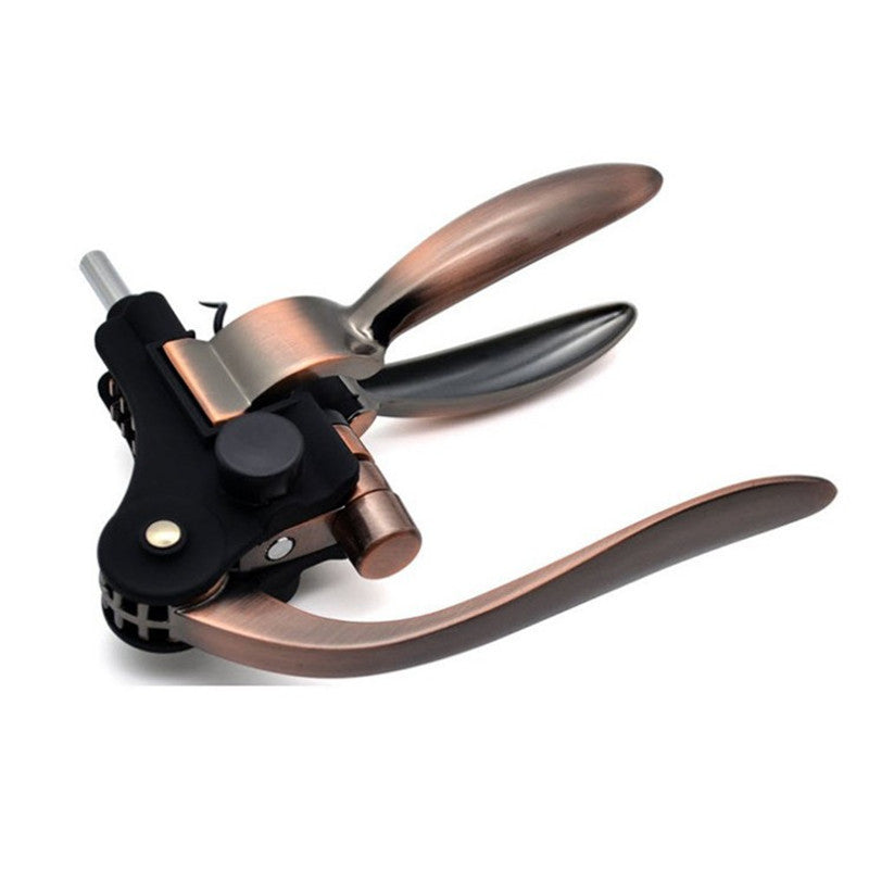 Zinc Alloy Professional Lever Red Wine Bottle Opener Set Simple Manual Wine Corkscrew Air Pump Kitchen Bar Accessories