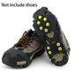 1Pair 10Stud S M L Non Slip Snow Shoe Spikes Winter Anti Slip Ice Grips Cleats Crampons Climbing Outdoor  Shoes Cover Crampons