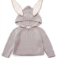 Children's Cute Rabbit Ears Oeuf Sweater Girl Baby Baby Hat Knitted Wool Clothing