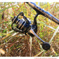 New 13+1BB Fishing Spinning Reel 2000-6000 No Gap Metal Spool Gear Ratio 5.2:1  Reel Carp Fishing Gear Pesca