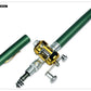 Portable Pocket Telescopic Mini Fishing Rod Pole Pen Shape Folded Fishing Rod With Reel Wheel For Outdoor River Lake Fishing