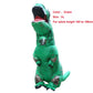 Unique Adult T-REX Inflatable Costume Christmas Cosplay Dinosaur Animal Jumpsuit Halloween Costume for Women Men