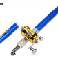 Portable Pocket Telescopic Mini Fishing Rod Pole Pen Shape Folded Fishing Rod With Reel Wheel For Outdoor River Lake Fishing