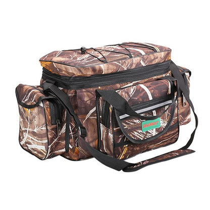 SeaKnight SK003 Waterproof Fishing Bag Large Capacity Multifunctional Lure Fishing Tackle Pack Outdoor Shoulder Bags 50*27*28cm