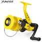 YUMOSHI 12BB 5.5:1 Lightweight Plastic Spinning Fishing Reel