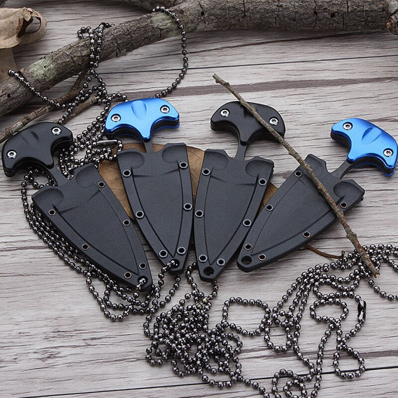 Outdoor Tools Multifunctional Mini Hanging Necklace Knife Protable Outdoor Camping Knife Rescue Survival Tool Tea Knife Tool