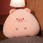 New Soft Cute Pet Animal Pillow Plush Pig Tiger Rabbit Cushion Gift
