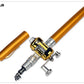 Portable Pocket Telescopic Mini Fishing Rod Pole Pen Shape Folded Fishing Rod With Reel Wheel For Outdoor River Lake Fishing