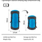 Camping and camping sleeping bag storage bag Lightweight capsule compression bag Travel clothing and miscellaneous storage bag 40D