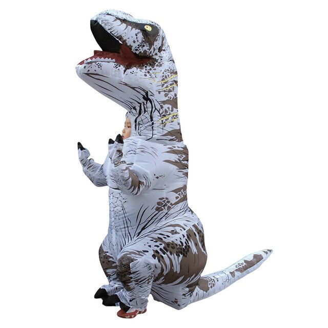 Cosplay Halloween Party Game Adult Children Inflatable Suit Tyrannosaurus Rex Dinosaur Inflatable Clothes Show Props