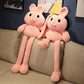 Pull Ear Rabbit Doll Plush Toy Girls Doll Creative Stretch Ears Rabbit Dolls
