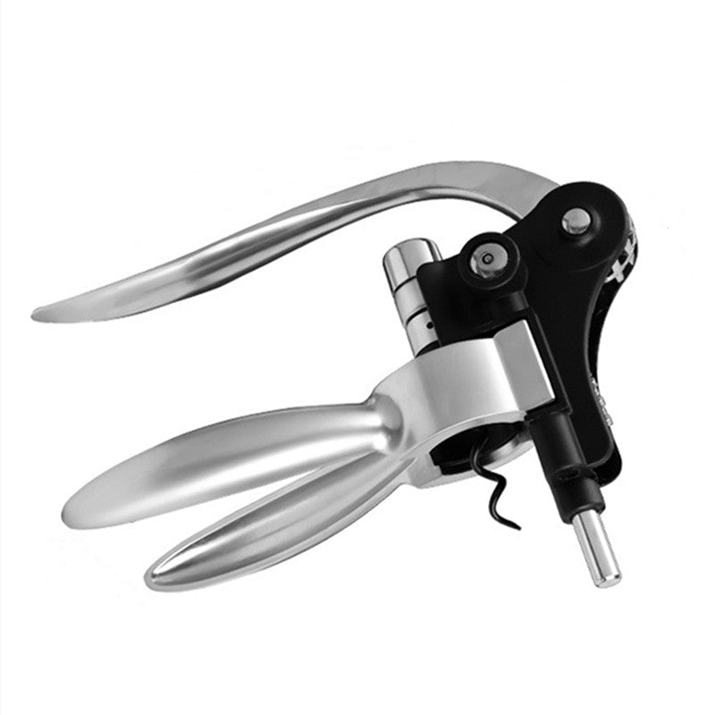 Zinc Alloy Professional Lever Red Wine Bottle Opener Set Simple Manual Wine Corkscrew Air Pump Kitchen Bar Accessories