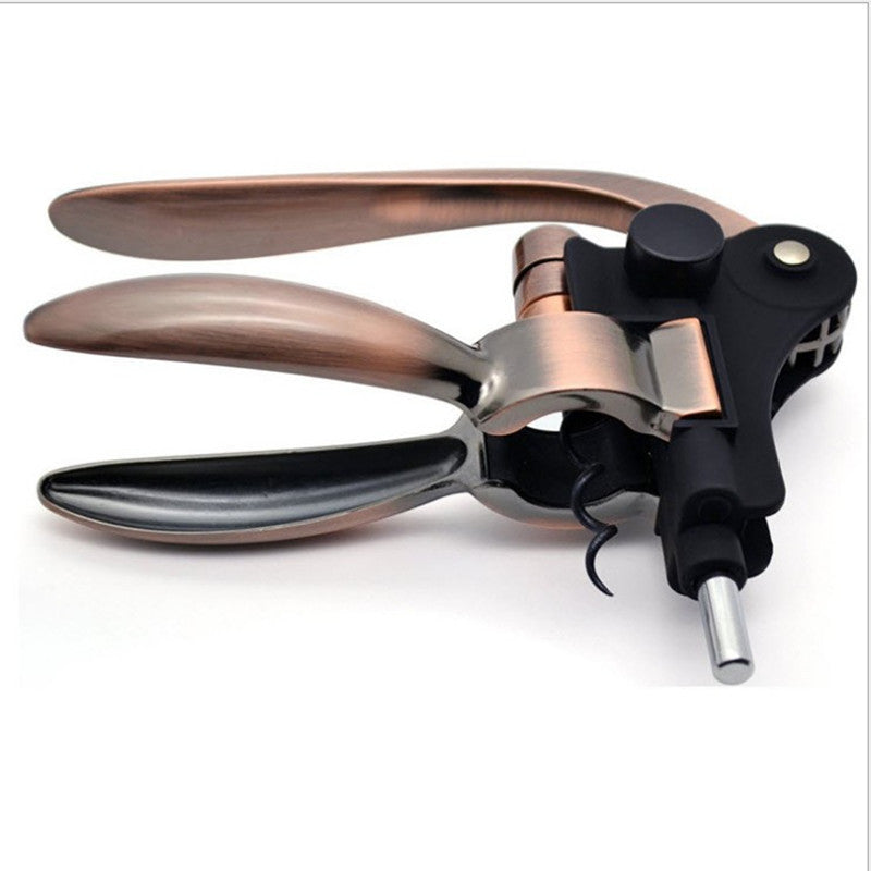 Zinc Alloy Professional Lever Red Wine Bottle Opener Set Simple Manual Wine Corkscrew Air Pump Kitchen Bar Accessories