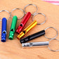 1Pcs Aluminum Emergency Survival Whistle Keychain  Outdoor Sport Tools Multifunctiona Training