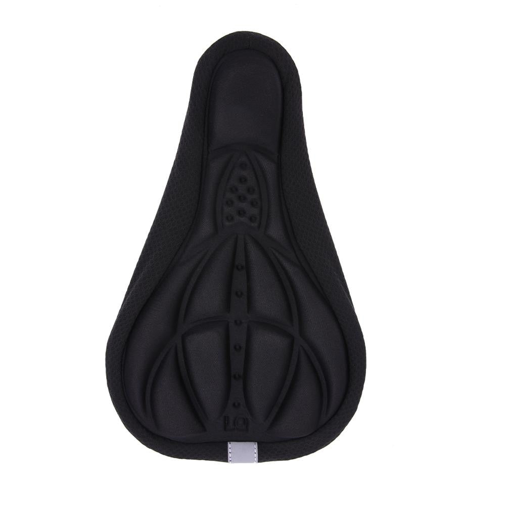 Mountain Bike Cycling Thickened Extra Comfort Ultra Soft Silicone 3D Gel Pad Cushion Cover Bicycle Saddle Seat