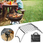 Outdoor Camping Mini Grill Portable Integrated BBQ Grill Stainless Steel Folding Oven Fire Table