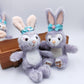 Net Red Ins Stellalou Plush Toy Doll Small Rabbit Pendant Cute Schoolbag Bag Pendant Keychain For Woman