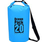 5L 10L 20L waterproof bag dry bag Sack Pouch Canoe Portable Dry Bags backpack for Boating Kayaking Camping Rafting HikingBicycle