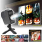 Christmas Halloween Laser window Projector 12 Movies Mini window wonderland Projector Indoor Outdoor Christmas Projector for Kids