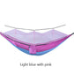 Bourette spinning 210T Nylon Hammock Outdoor Anti-mosquito Hammock Outdoor Camping Goods Bed Bearing