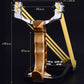 Powerful slingshot with wrist rest outdoor hunting all-metal material sling shot heavy-duty large slingshot for fishing and ball