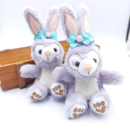 Net Red Ins Stellalou Plush Toy Doll Small Rabbit Pendant Cute Schoolbag Bag Pendant Keychain For Woman