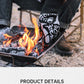 Outdoor 800 degree heat resistant gloves, thermal insulation and anti scald gloves, silicone BBQ barbecue oven thickened gloves