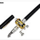 Portable Pocket Telescopic Mini Fishing Rod Pole Pen Shape Folded Fishing Rod With Reel Wheel For Outdoor River Lake Fishing
