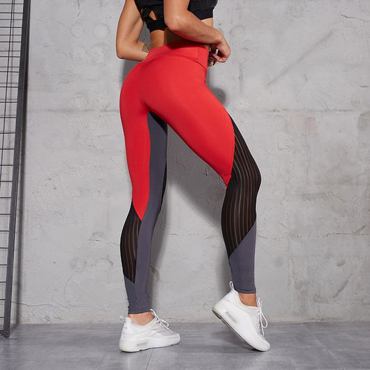 Women Leggings for Fitness Women Workout Jeggings Mesh Push Up Leggings High Waist Female leggins Mujer