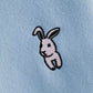 Harajuku Hoodies Women Long Sleeve Rabbit Embroidered Sweatshirt Pullover Autumn Lovely Rabbit Ears Jumper