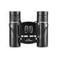 8x21 Compact Zoom Binoculars Long Range Folding HD Powerful Mini Telescope Bak4 FMC Optics Hunting Sports Black Kids Telescope