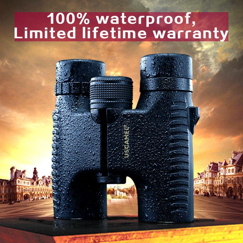 USCAMEL Military Compact 10x26 HD Waterproof Binoculars Clear Vision Zoom Professional Telescope for Travel Outdoor Hunting