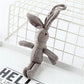 NEW Rabbit Plush , Animal Stuffed Dress Rabbit Key chain TOY, Kid's Party Plush TOY , Bouquet Plush Dolls