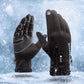 Cold-proof Ski Gloves Waterproof Winter Gloves Cycling Fluff Warm Gloves For Touchscreen Cold Weather Windproof Anti Slip