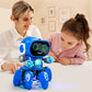 Tiktok six claw fish machine electric toy cartoon six claw fish robot dance music light children gift