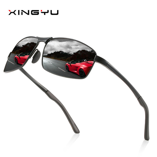 Men's polarized sunglasses square sunglasses series drivers outdoor fishing sunglasses factory direct XY203