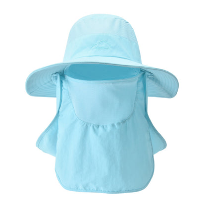 Fisherman hat male sun hat summer outdoor quick-drying sunscreen hat fishing breathable sun hat female face cap 9073
