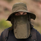 Fisherman hat male sun hat summer outdoor quick-drying sunscreen hat fishing breathable sun hat female face cap 9073