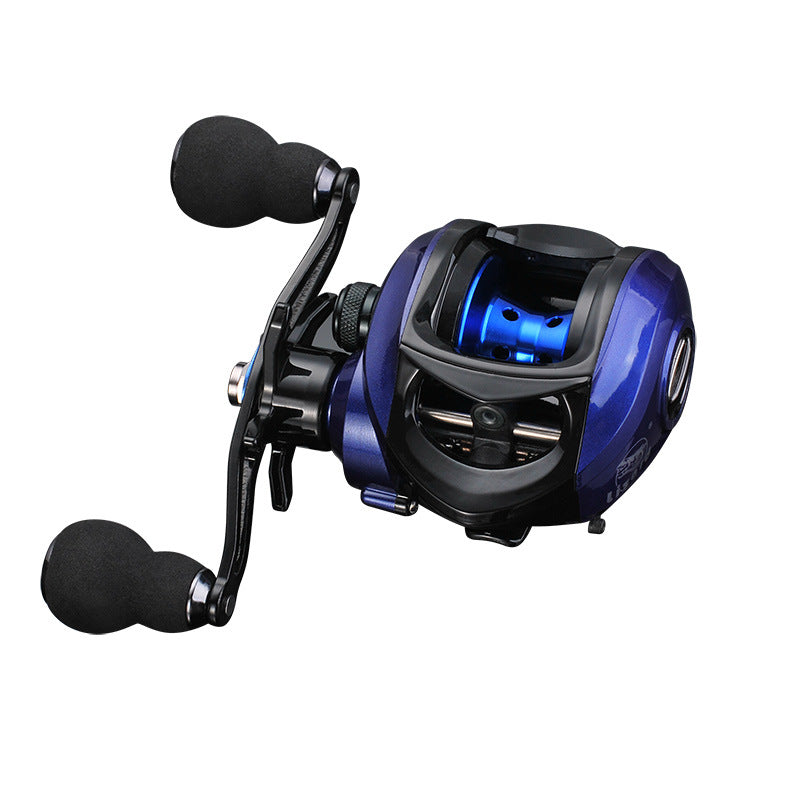 Komai Longyuan turns black fishing wheel left right-hand model complete high speed ratio 7.2: 1 water droplet road bears