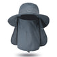Fisherman hat male sun hat summer outdoor quick-drying sunscreen hat fishing breathable sun hat female face cap 9073