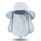 Fisherman hat male sun hat summer outdoor quick-drying sunscreen hat fishing breathable sun hat female face cap 9073