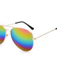 Sunglasses Colorful Toad Glasses Pilot Men And Women Models 3025 Color Film Reflective Sunglasses