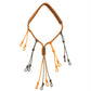 Hunting Decoy Rope Hunting Duck Call Lanyard Cord Hunter Game Whistle Lanyard Hunting Decoy Rope with 12 Adjustable Loops Rings