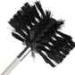 Bendable Long nylon wire Chimney Brush Flexible Dryer Pipe Inner Wall Cleaning Kit Includes 6 Flexible Rods 1 Brush Head